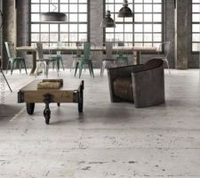 Carrelage type industriel