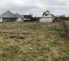 Vue Sud ouest (vue des pièces de vie)