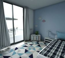 Chambre enfant 1
(Réalisé avec Homebyme)