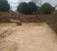 D&eacute;marrage du terrassement