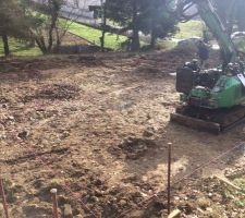 Enfoncement des pieux