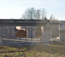 S&eacute;chage du linteau du garage