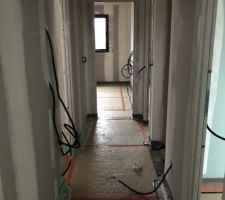 Plancher chauffant couloir