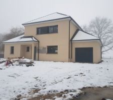 La maison sous la neige