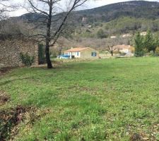 Vue ouest du terrain