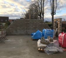 &Eacute;l&eacute;vation des murs etage