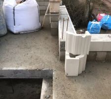 &Eacute;l&eacute;vation des murs etage