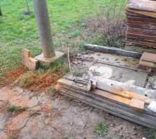 Réparation bas du mur