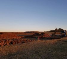 Terrassement de la plateforme