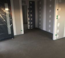 15 & 16/02/2019 : chape plancher chauffant