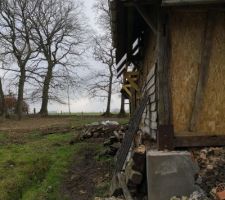 Grange, travaux charpente