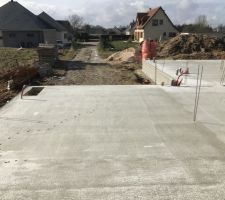 Dalle garage vue arri&egrave;re