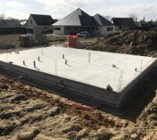 Dalle maison vue arri&egrave;re