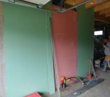 Cloison garage/cellier