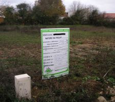 Affichage Panneau de chantier