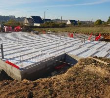 Pr&eacute;paration de dalle