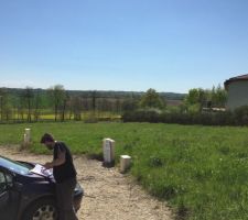 Début du terrassement dernière semaine de novembre 2017 le projet commence enfin après 1 an de démarche pour lancer le projet.