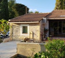 Vue cote sud garage/cuisine