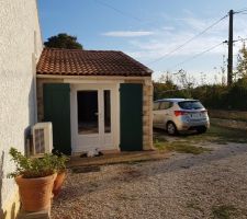 Vue cote nord garage/cuisine