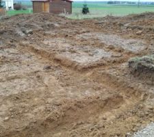 Terrassement et emplacement des fondations définis
