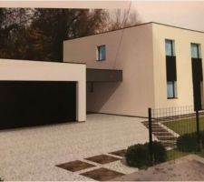 Photo face Avant du permis de construire