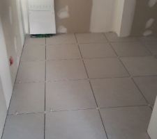Pose du carrelage