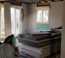 Avanc&eacute;e du Placo jour 2