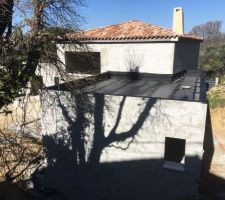 Étanchéité toit terrasse en cours