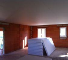 Le plafond est terminé...