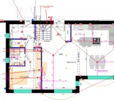 Plan électrique du RDC