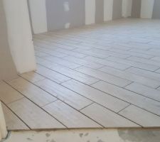 Pose carrelage Chambre 2