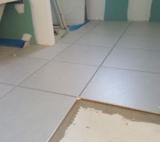 Pose carrelage Salle de bain