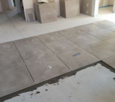 Pose carrelage S&eacute;jour