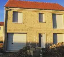 Maison avec les menuiseries