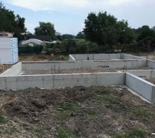 Longrine b&eacute;ton termin&eacute;e