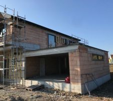 Mise en place de la structure du bardage