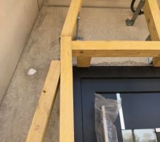 Mise en place de la structure du bardage
