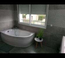 Changement de la baignoire...