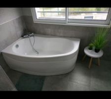 Changement de la baignoire...