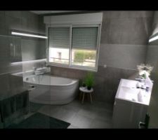 Changement de la baignoire...