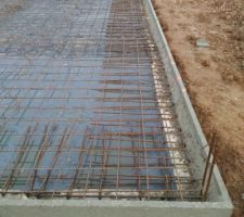Dalle en construction