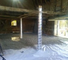 Mise en place géotextile et tout venant (0/35)