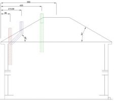 Emplacement conduit fumée élevation b