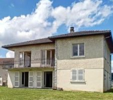 Vue arrière de la maison