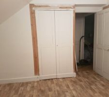 Chambre coté jardin 2eme etage, on fini ce qu'il reste