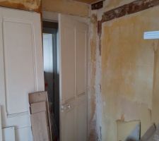 Chambre coté jardin 2eme etage, on fini ce qu'il reste