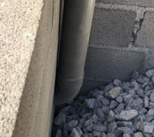 Raccordement en cours pour  EDF et Eau garage