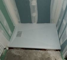 Bac de douche standard du ccmi posé