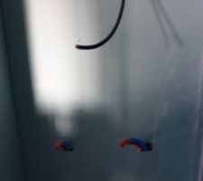 Mur ou sera le meuble de salle de bain