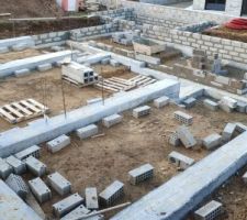 Semelles et vide sanitaire